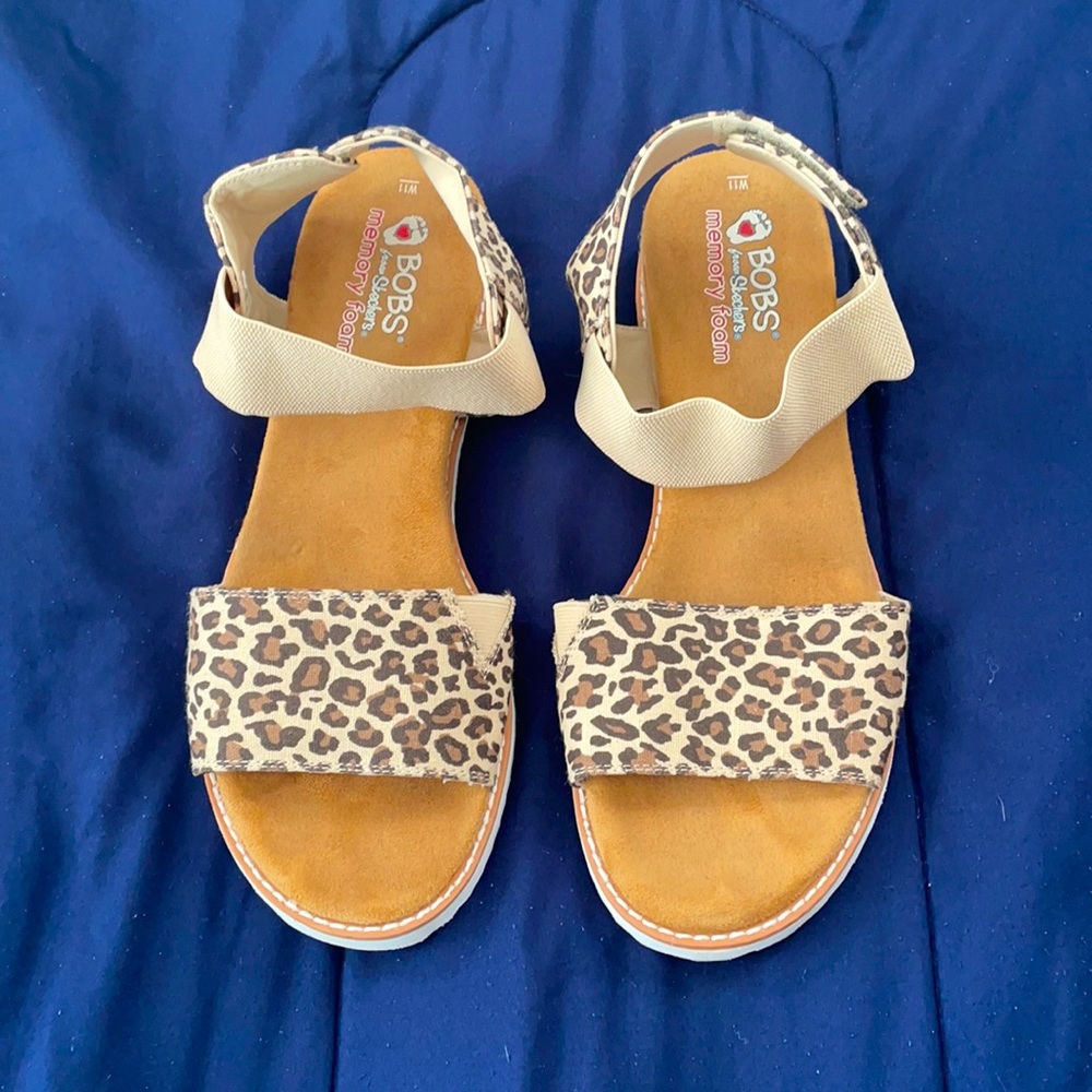 Cheetah Print Sandals w: Memory Foam